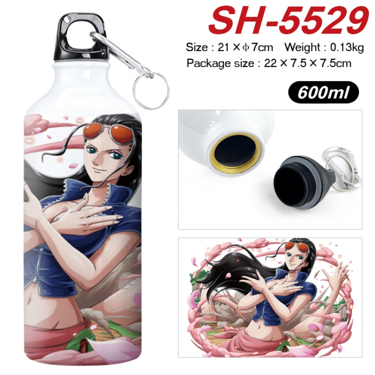 One Piece Anime print sports kettle aluminum kettle water cup 21x7cm  SH-5529