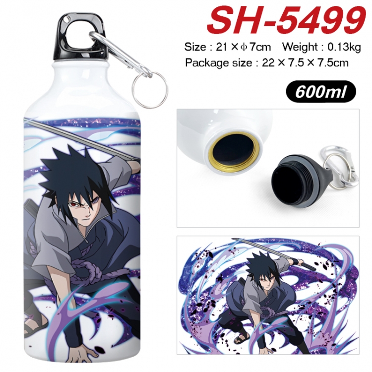 Naruto Anime print sports kettle aluminum kettle water cup 21x7cm SH-5499