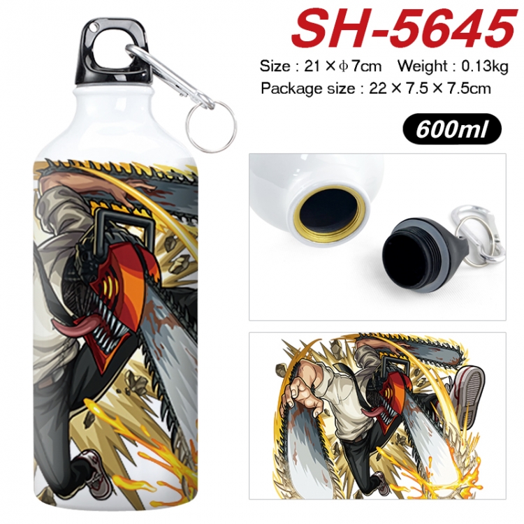 Chainsaw man Anime print sports kettle aluminum kettle water cup 21x7cm SH-5645