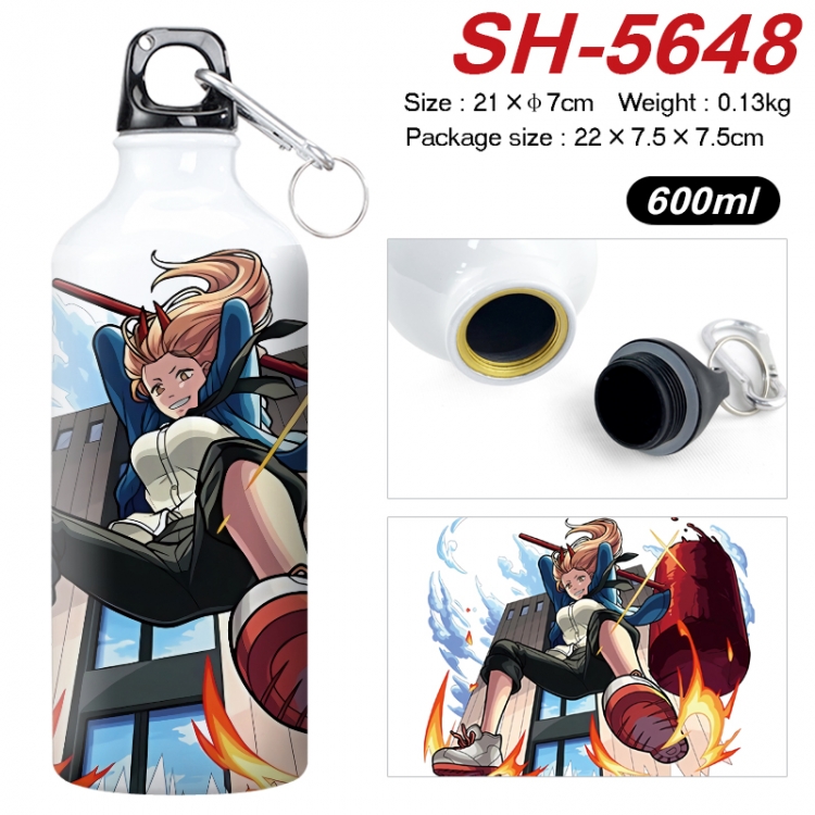 Chainsaw man Anime print sports kettle aluminum kettle water cup 21x7cm SH-5648