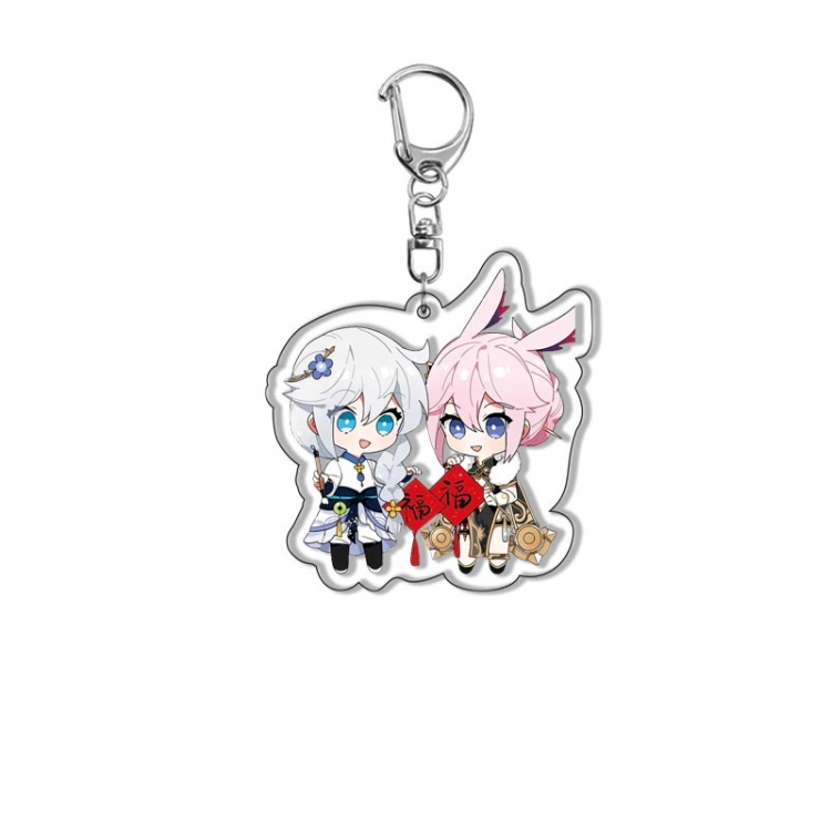 Collapse 3 Anime Acrylic Keychain Charm price for 5 pcs Y1016