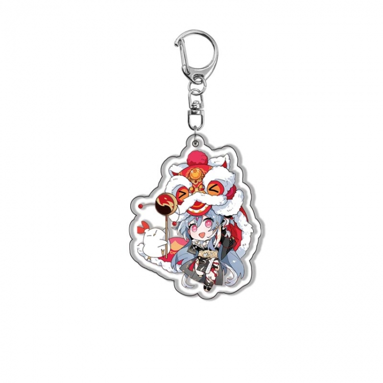 Collapse 3 Anime Acrylic Keychain Charm price for 5 pcs Y1029