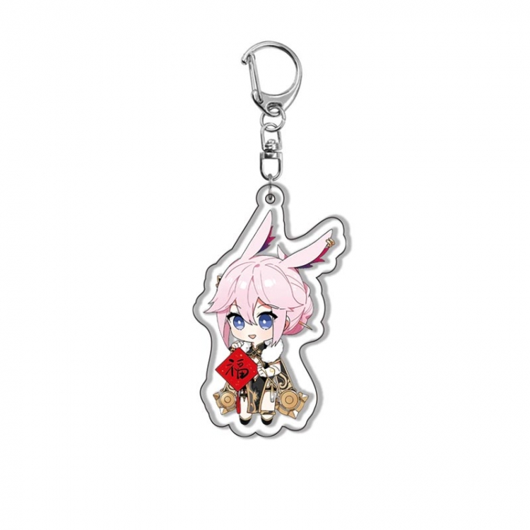 Collapse 3 Anime Acrylic Keychain Charm price for 5 pcs  Y1018