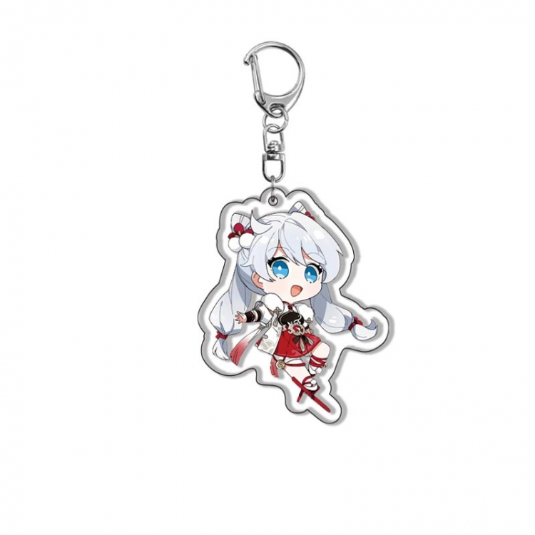 Collapse 3 Anime Acrylic Keychain Charm price for 5 pcs Y1024