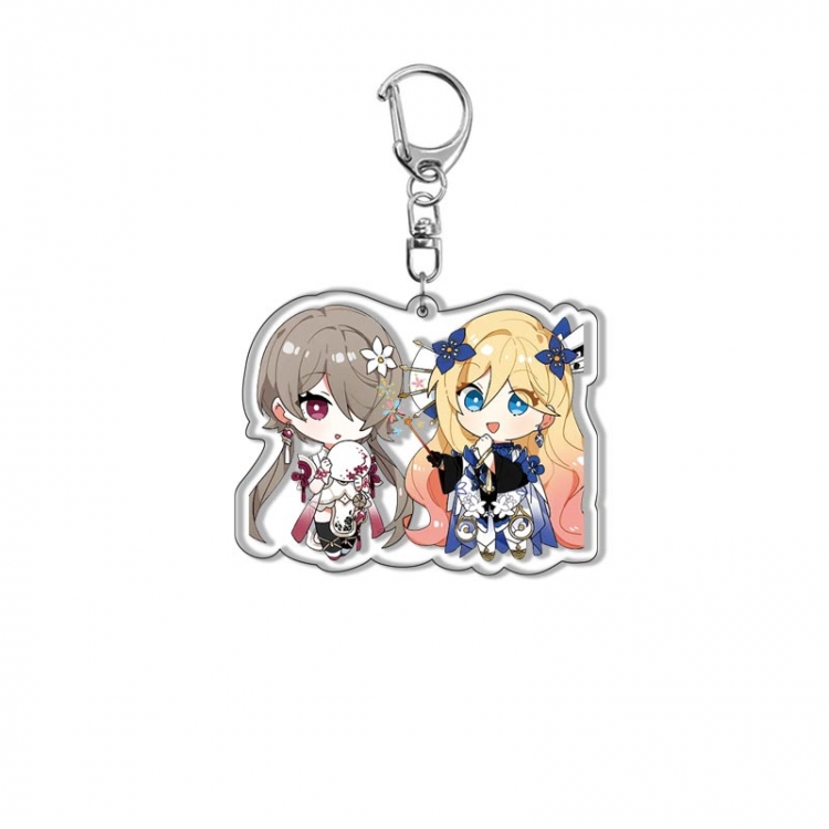 Collapse 3 Anime Acrylic Keychain Charm price for 5 pcs Y1019