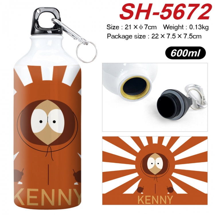 South Park Anime print sports kettle aluminum kettle water cup 21x7cm SH-5672