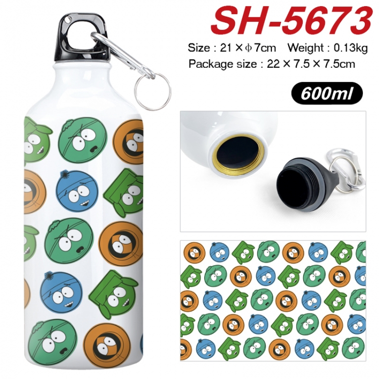South Park Anime print sports kettle aluminum kettle water cup 21x7cm SH-5673