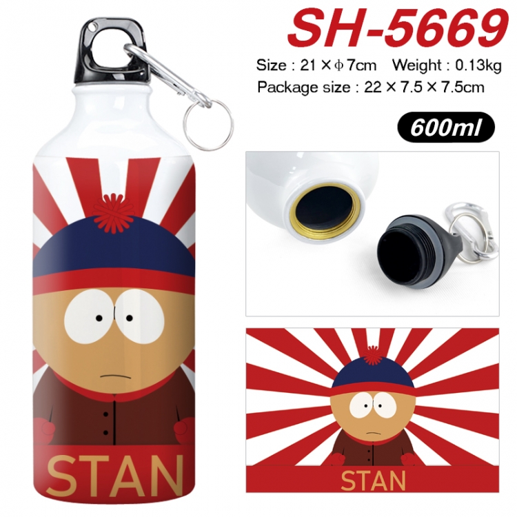South Park Anime print sports kettle aluminum kettle water cup 21x7cm SH-5669