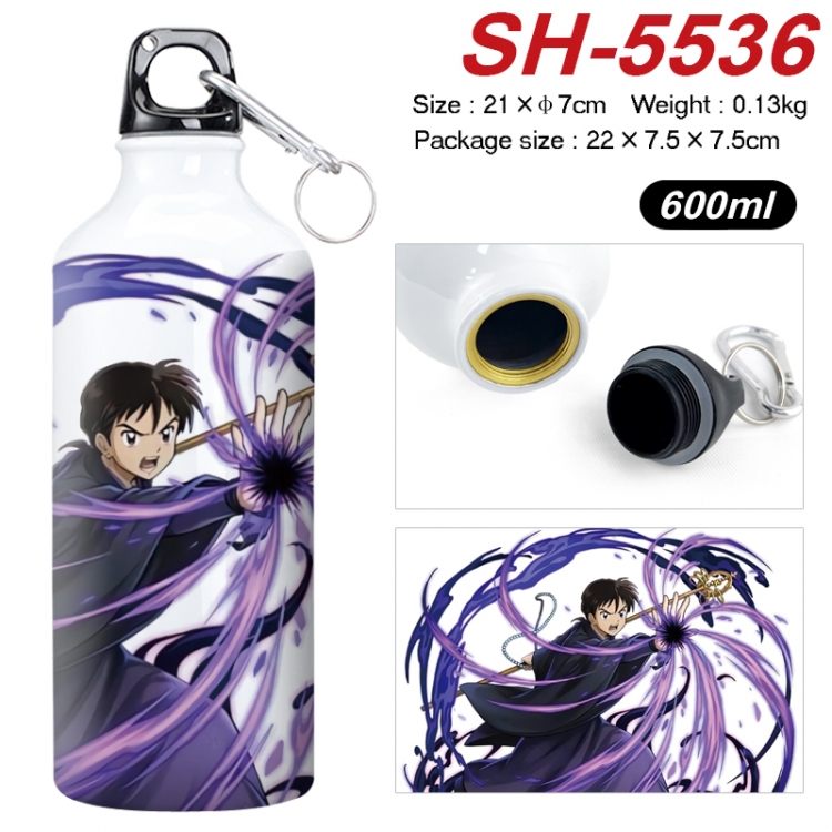 Inuyasha Anime print sports kettle aluminum kettle water cup 21x7cm SH-5536