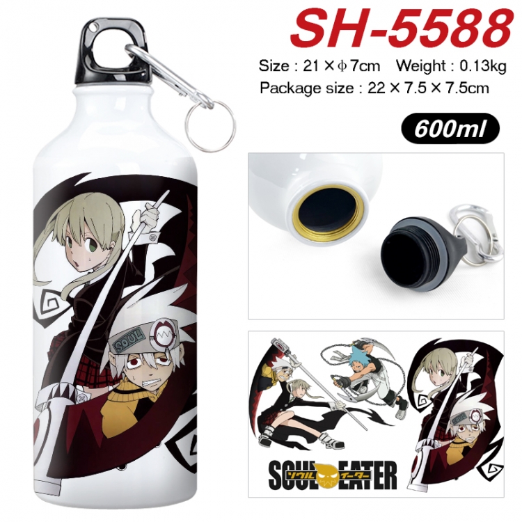 Soul Eater Anime print sports kettle aluminum kettle water cup 21x7cm SH-5588