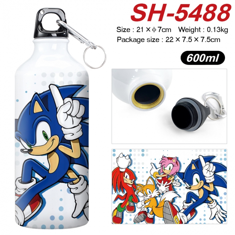 Sonic The Hedgehog Anime print sports kettle aluminum kettle water cup 21x7cm SH-5488