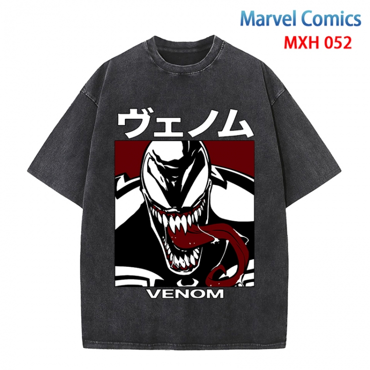 venom Anime peripheral pure cotton washed and worn T-shirt from S to 4XL MXH-052