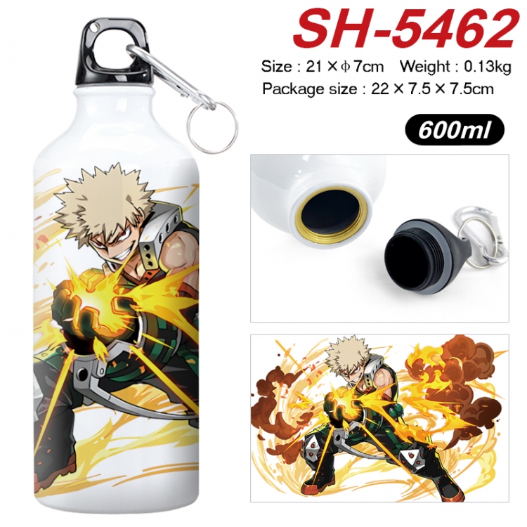 My Hero Academia Anime print sports kettle aluminum kettle water cup 21x7cm  SH-5462