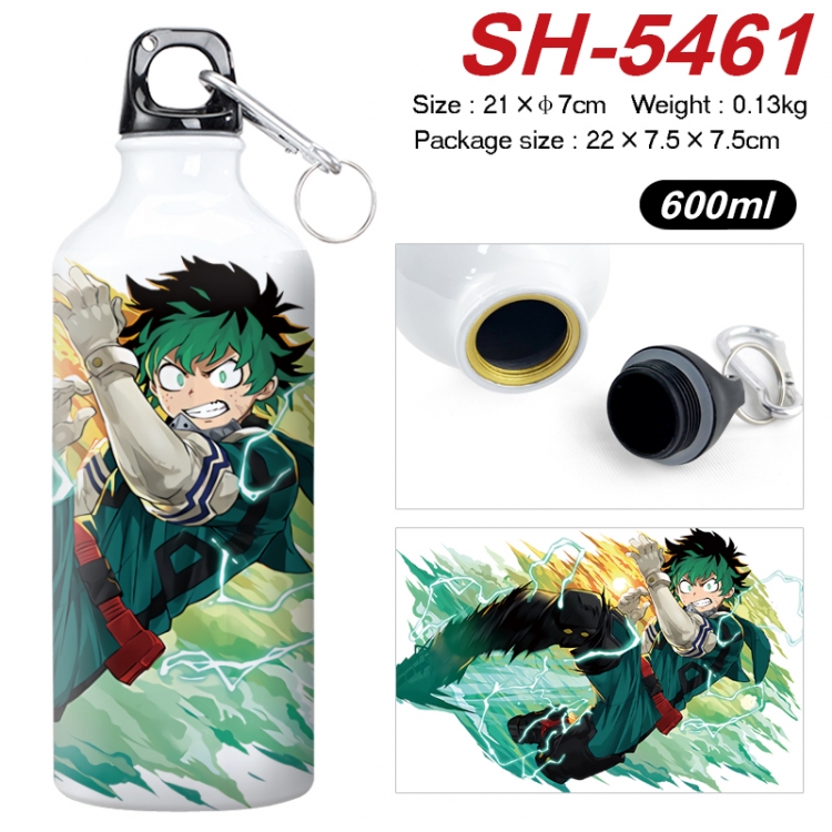 My Hero Academia Anime print sports kettle aluminum kettle water cup 21x7cm  SH-5461