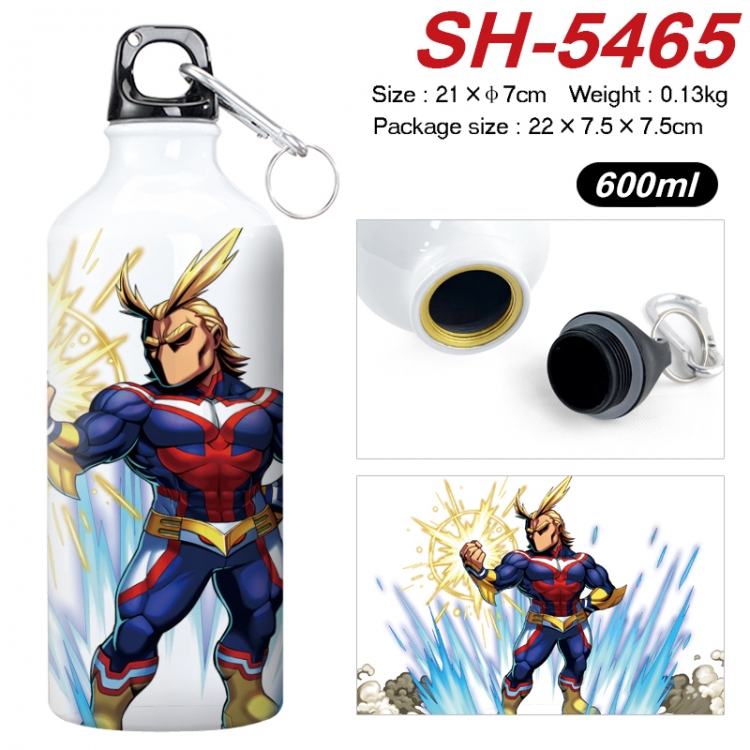 My Hero Academia Anime print sports kettle aluminum kettle water cup 21x7cm SH-5465