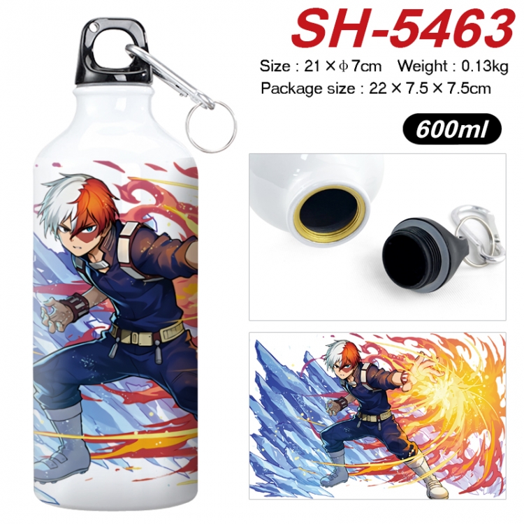 My Hero Academia Anime print sports kettle aluminum kettle water cup 21x7cm SH-5463