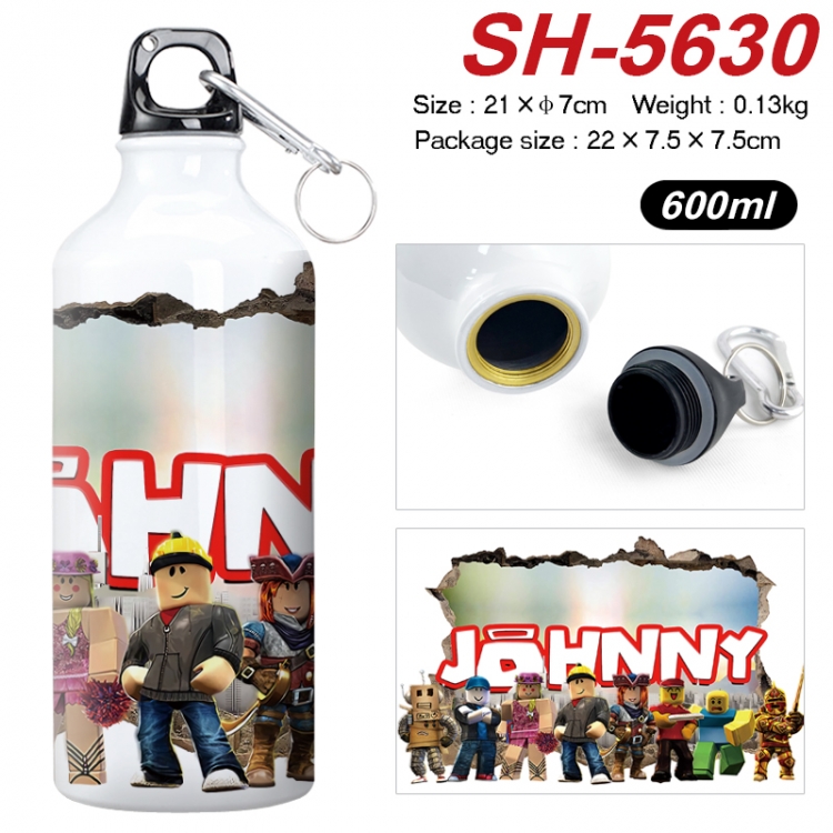 Robllox Anime print sports kettle aluminum kettle water cup 21x7cm SH-5630