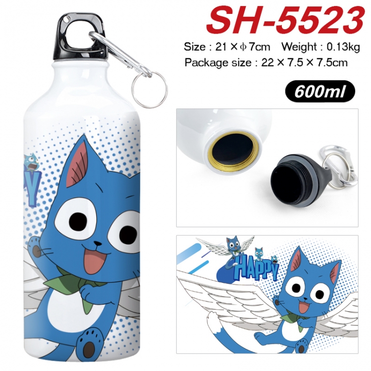 Fairy tail Anime print sports kettle aluminum kettle water cup 21x7cm  SH-5523