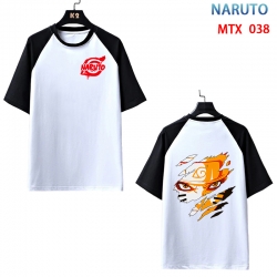 Naruto Anime raglan sleeve cot...