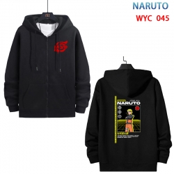 Anime Naruto cotton zipper pat...