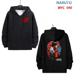 Anime Naruto cotton zipper pat...