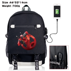 Superhero USB backpack cartoon...