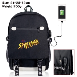 Superhero USB backpack cartoon...