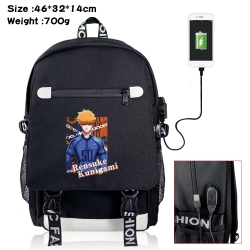 BLUE LOCK USB backpack cartoon...