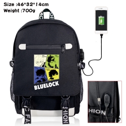 BLUE LOCK USB backpack cartoon...