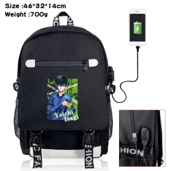 BLUE LOCK USB backpack cartoon...