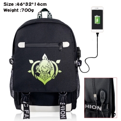 Genshin Impact USB backpack ca...