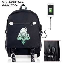 Genshin Impact USB backpack ca...