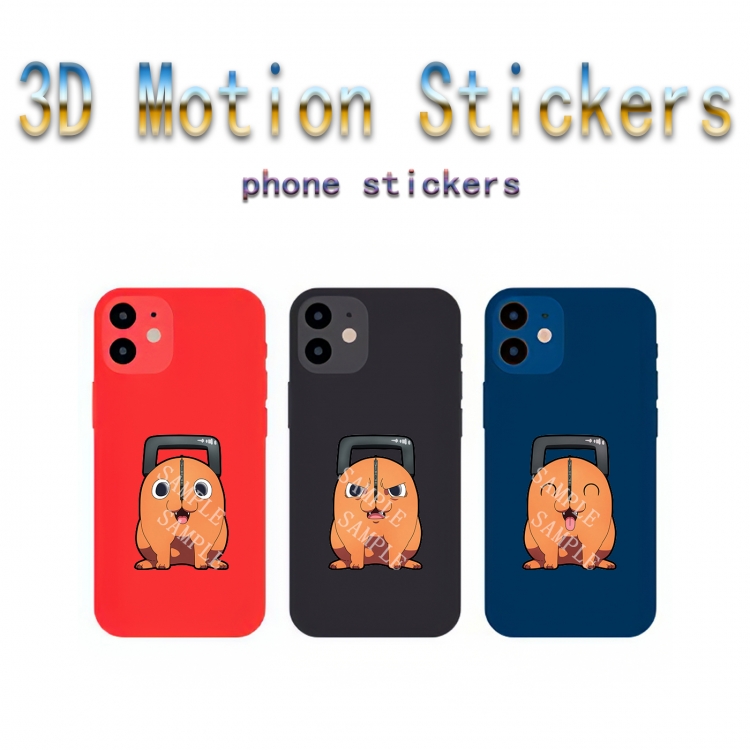 Chainsaw man   Mobile phone small size magic 3D raster HD variable map animation stickers price for 5 pcs
