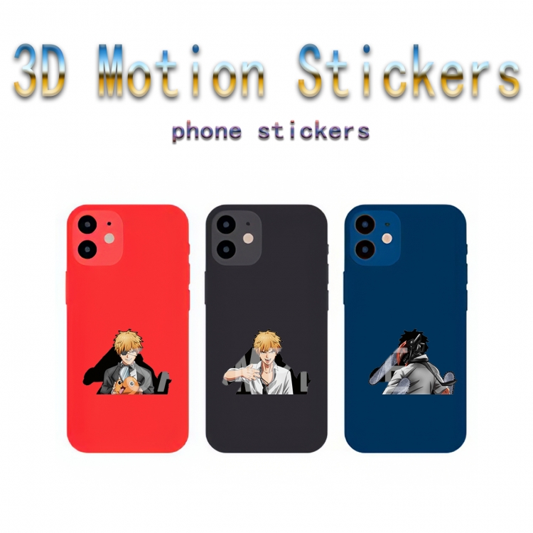 Chainsaw man  Mobile phone small size magic 3D raster HD variable map animation stickers price for 5 pcs