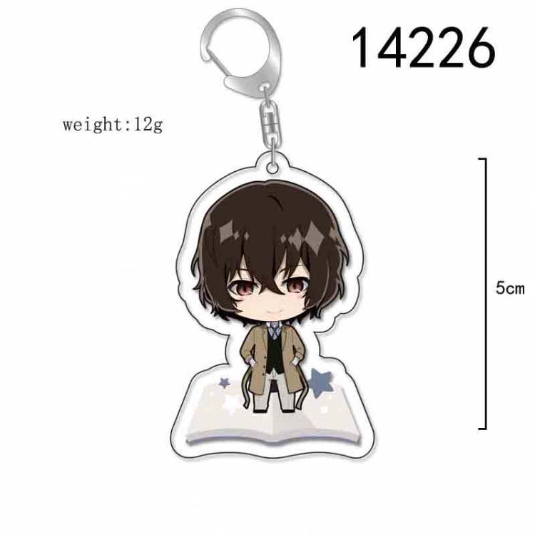 Bungo Stray Dogs Anime Acrylic Keychain Charm price for 5 pcs 14226