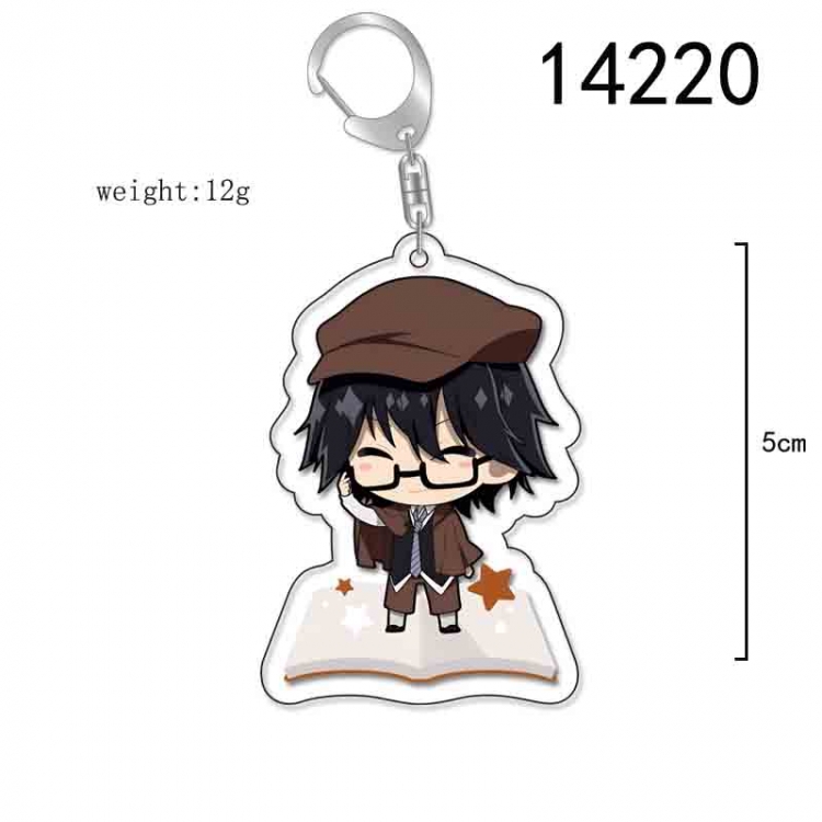 Bungo Stray Dogs Anime Acrylic Keychain Charm price for 5 pcs 14220