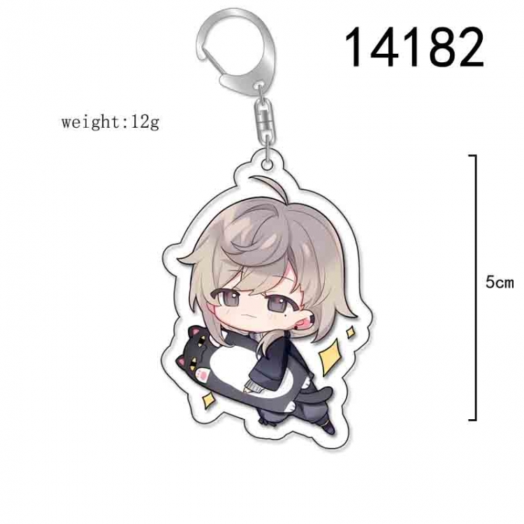 Virtual anchor Anime Acrylic Keychain Charm price for 5 pcs 14182