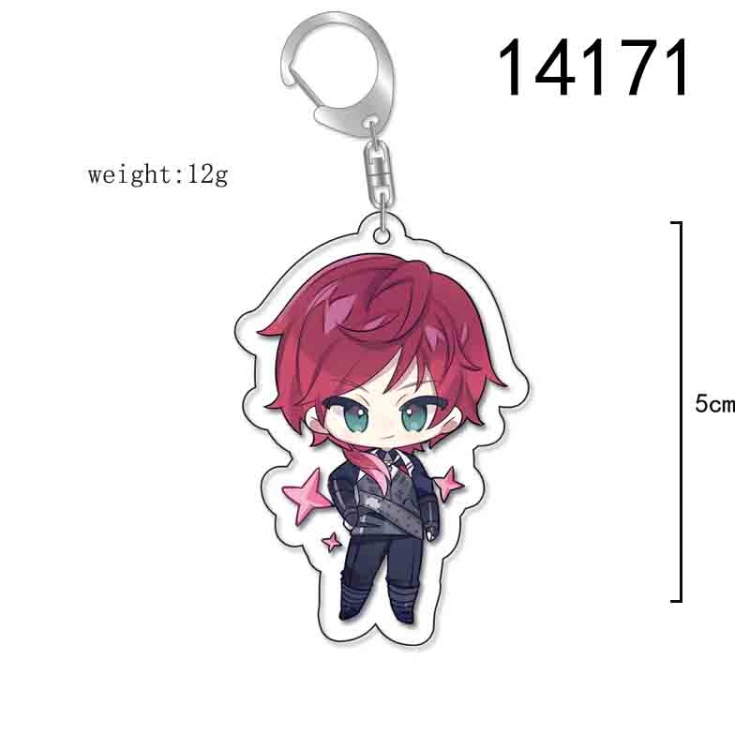 Virtual anchor Anime Acrylic Keychain Charm price for 5 pcs 14171