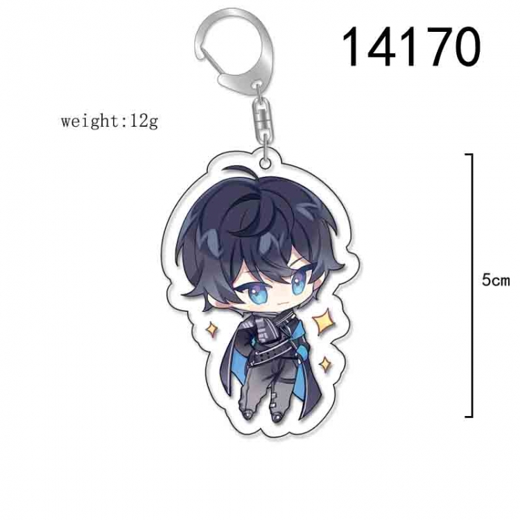 Virtual anchor Anime Acrylic Keychain Charm price for 5 pcs 14170