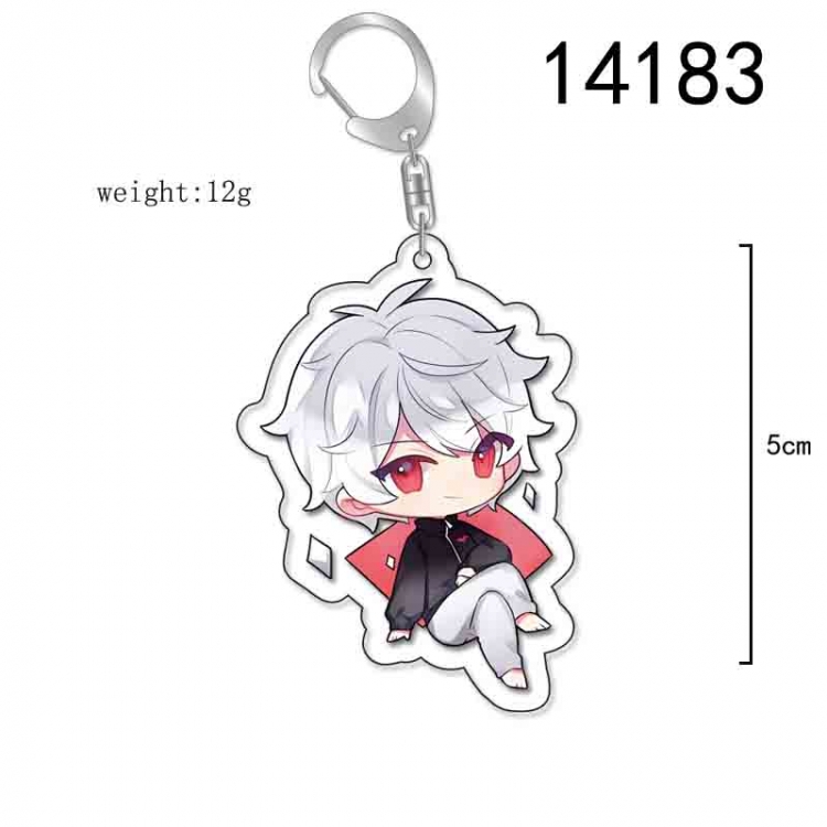 Virtual anchor Anime Acrylic Keychain Charm price for 5 pcs 14183