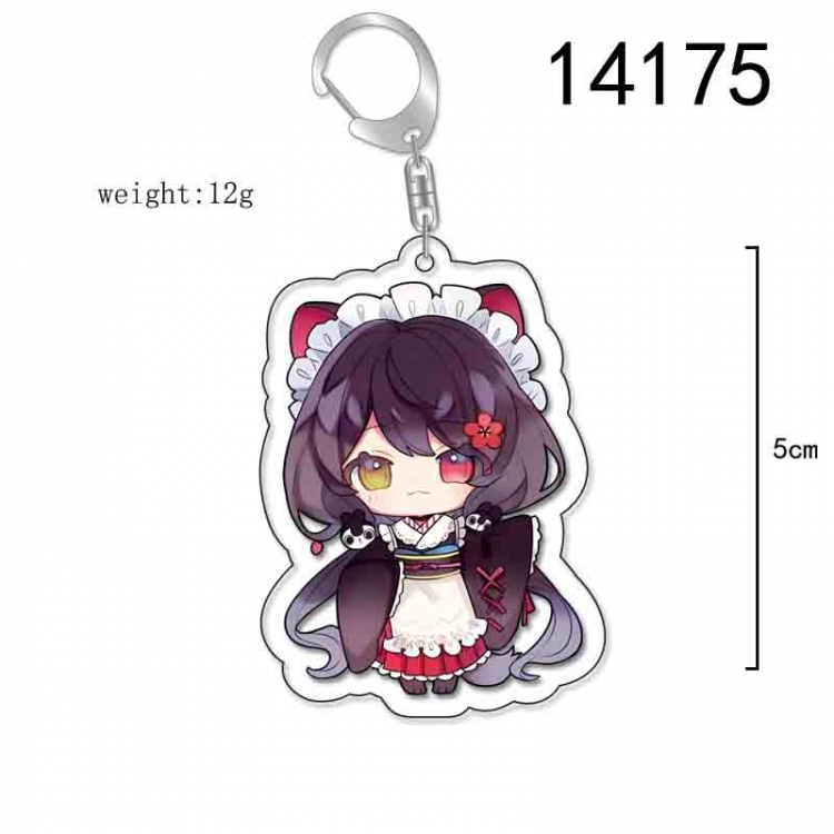 Virtual anchor Anime Acrylic Keychain Charm price for 5 pcs 14175