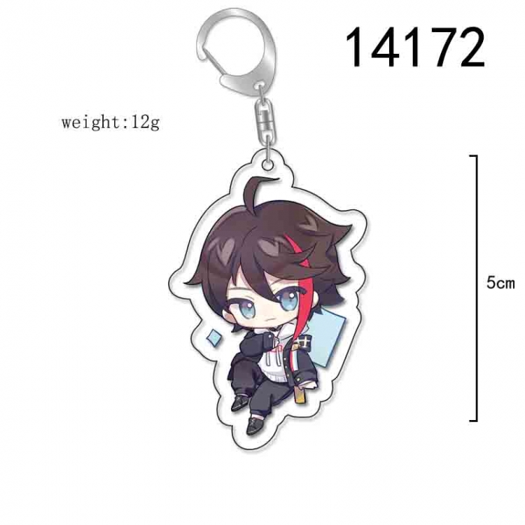 Virtual anchor Anime Acrylic Keychain Charm price for 5 pcs 14172