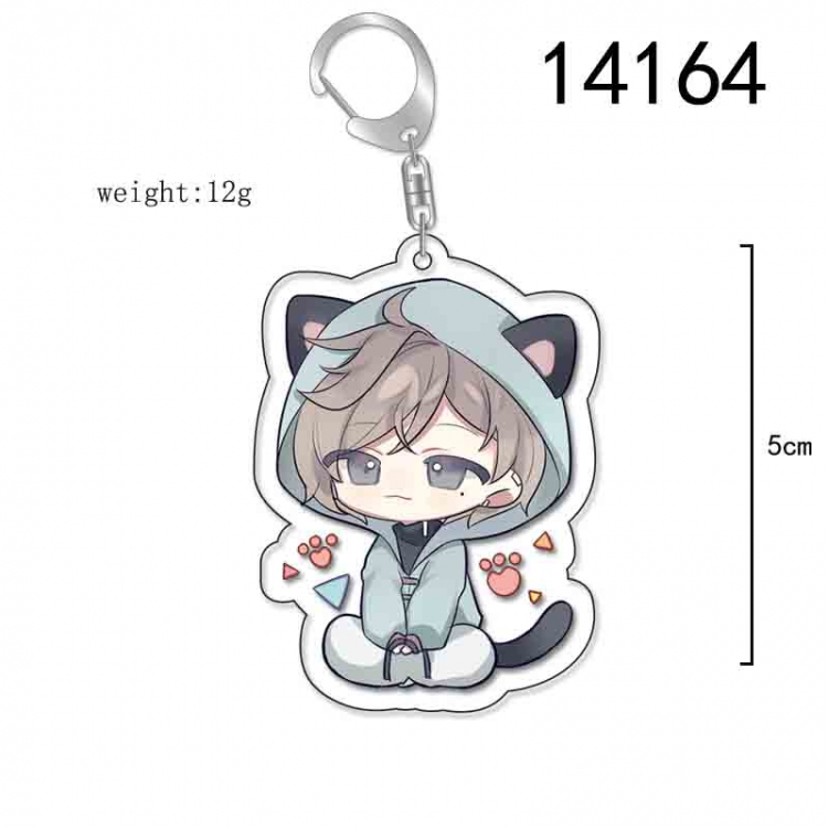 Virtual anchor Anime Acrylic Keychain Charm price for 5 pcs 14164