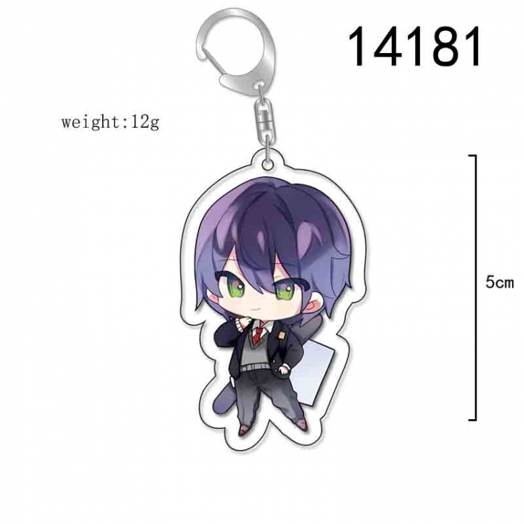 Virtual anchor Anime Acrylic Keychain Charm price for 5 pcs 14181