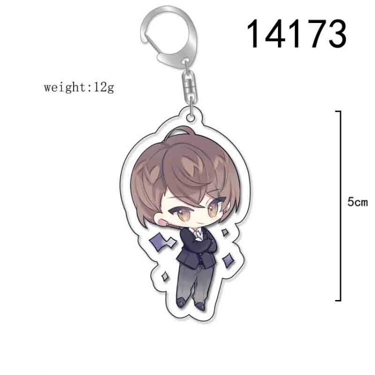 Virtual anchor Anime Acrylic Keychain Charm price for 5 pcs 14173