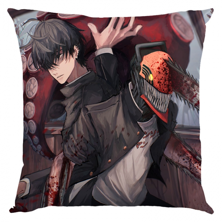 Chainsaw man Anime square full-color pillow cushion 45X45CM NO FILLING  D3-134