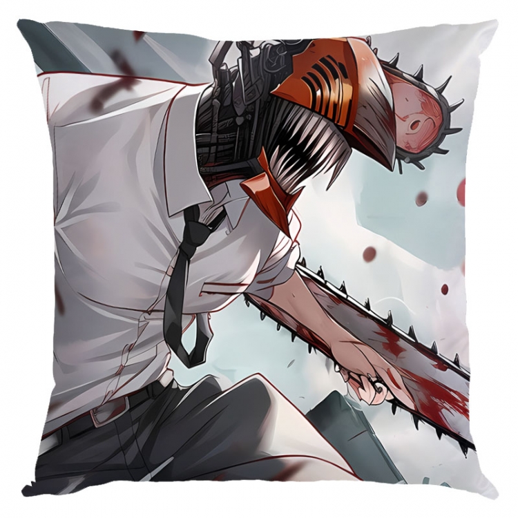 Chainsaw man Anime square full-color pillow cushion 45X45CM NO FILLING  D3-114