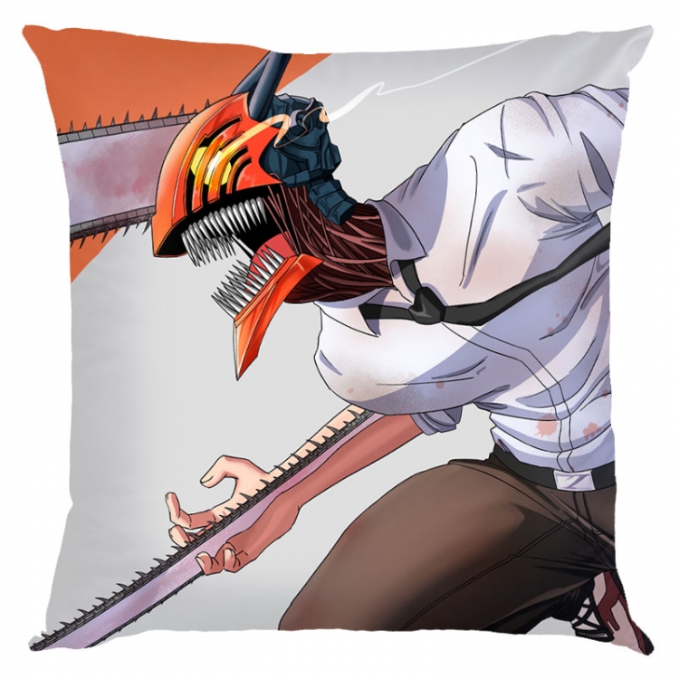 Chainsaw man Anime square full-color pillow cushion 45X45CM NO FILLING  D3-89