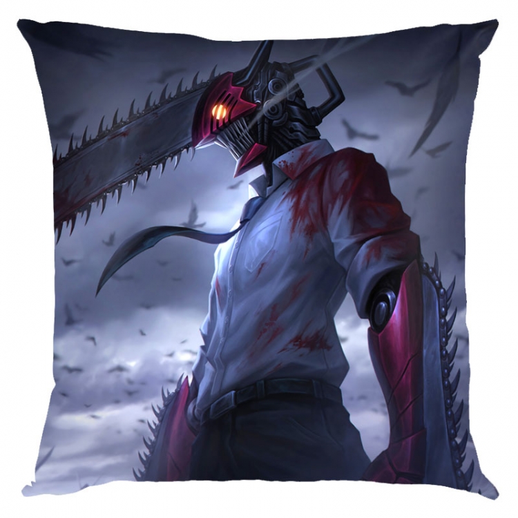 Chainsaw man Anime square full-color pillow cushion 45X45CM NO FILLING D3-107