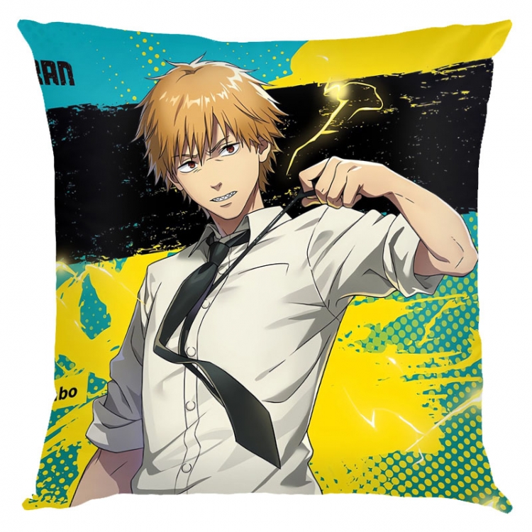 Chainsaw man Anime square full-color pillow cushion 45X45CM NO FILLING D3-119